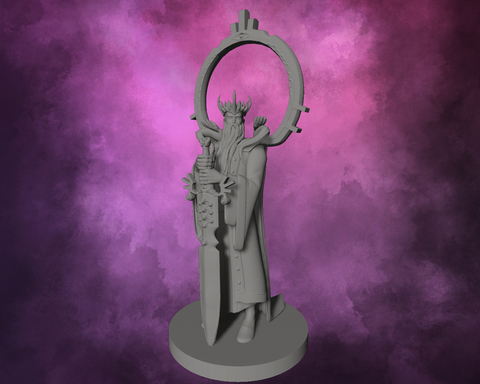 3D Printed Miniature - Celestial King