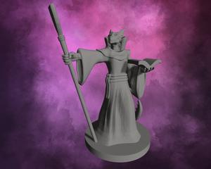 3D Printed Miniature - Dragonborn Abjurer