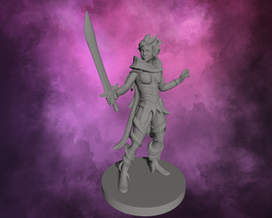 3D Printed Miniature - Dryad Ranger