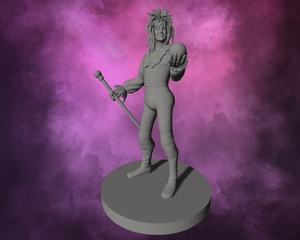 3D Printed Miniature - Goblin Monarch Bard Warlock