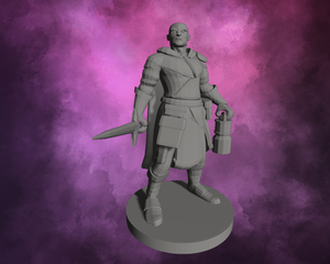 3D Printed Miniature - Goliath Druid Fighter