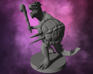 3D Printed Miniature - Lizardfolk